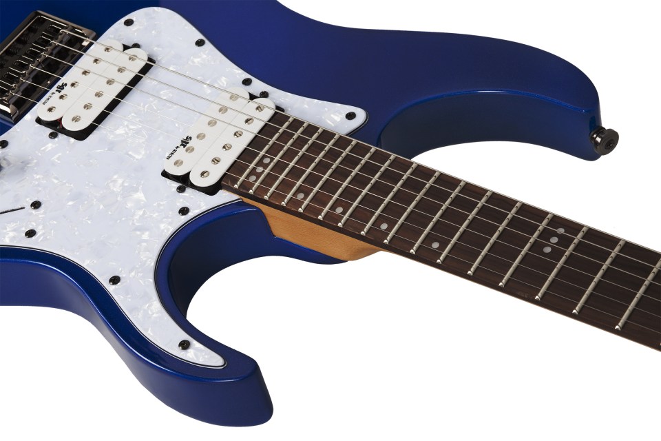 Schecter Banshee 6 Sgr 2h Ht Rw - Electric Blue - Str shape electric guitar - Variation 3