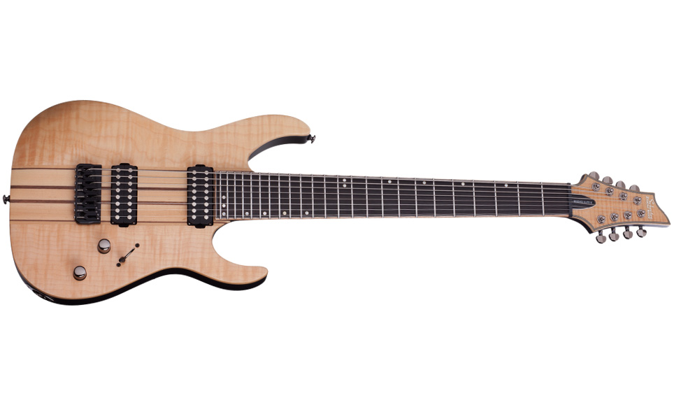 Schecter Banshee Elite-8 Hh Ht - Gloss Natural - Baritone guitar - Variation 1