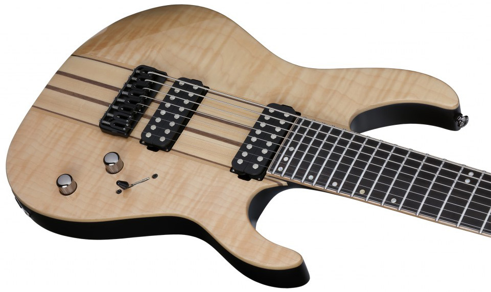 Schecter Banshee Elite-8 Hh Ht - Gloss Natural - Baritone guitar - Variation 2