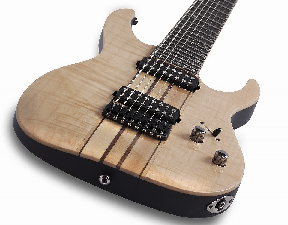 Schecter Banshee Elite-8 Hh Ht - Gloss Natural - Baritone guitar - Variation 3