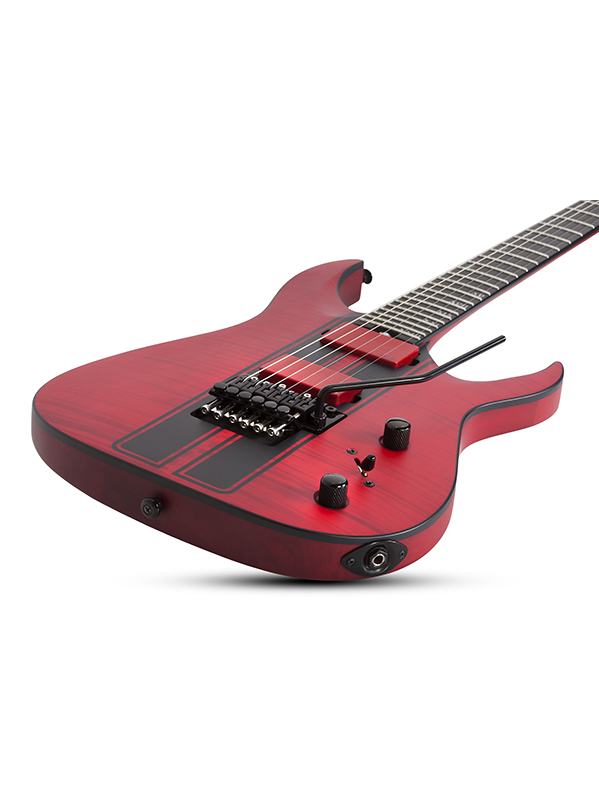 Schecter Banshee Gt Fr Emg 2h Eb - Trans Red - Str shape electric guitar - Variation 1