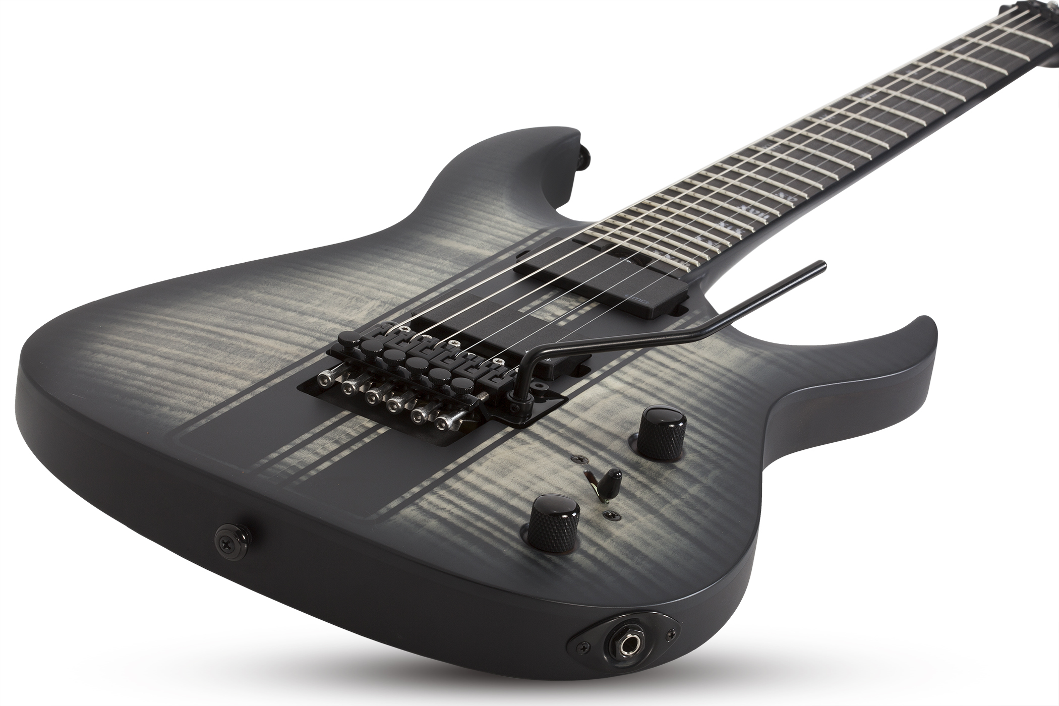 Schecter Banshee Gt Fr 2h Emg Eb - Satin Charcoal Burst - Str shape electric guitar - Variation 1