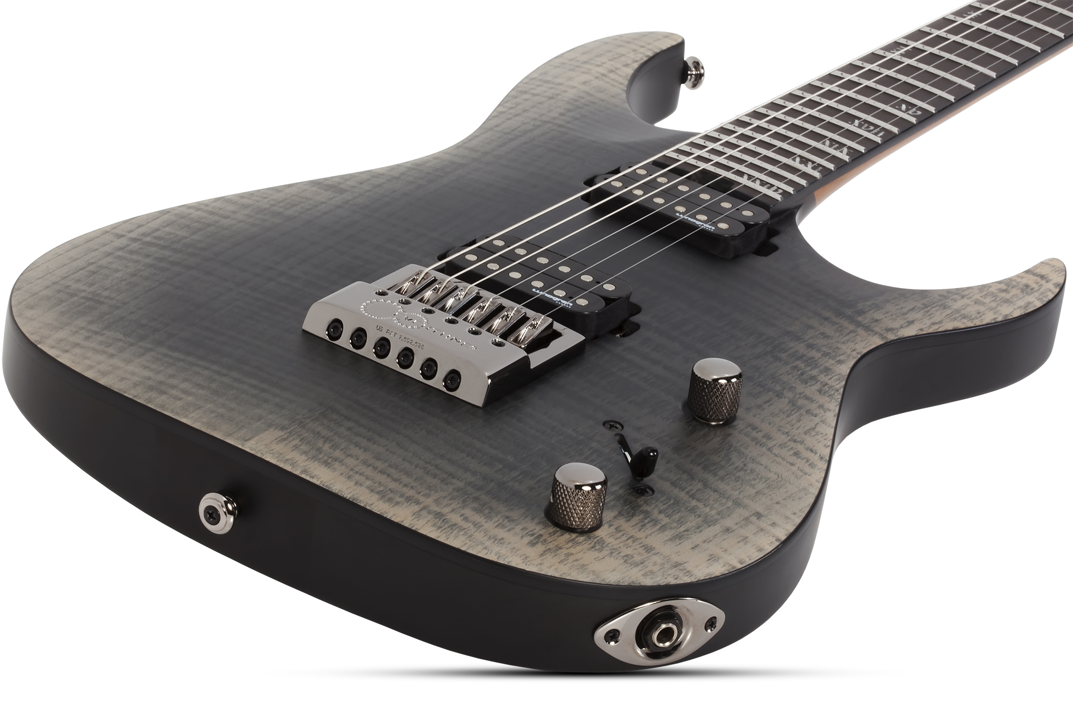 Schecter Banshee Mach-6 Evertune 2h Lundgren Ht Eb - Fallout Burst - Str shape electric guitar - Variation 1