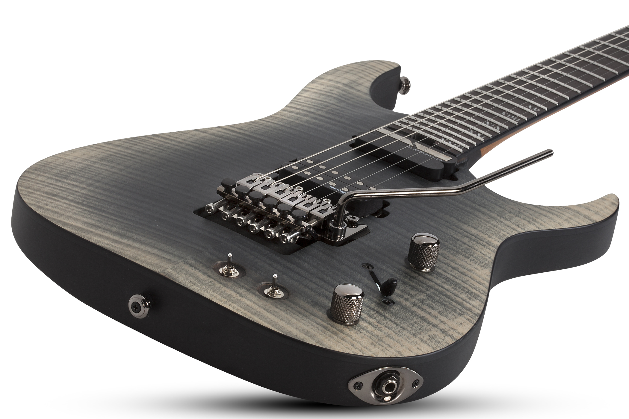 Schecter Banshee Mach-6 Fr S 2h Lundgren Sustainiac Eb - Fallout Burst - Str shape electric guitar - Variation 1