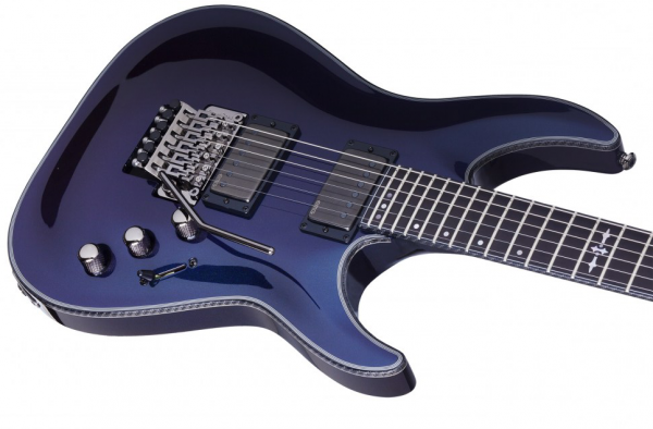 Schecter Hellraiser Hybrid C 1 Fr Ultra Violet Solid Body Electric Guitar Black