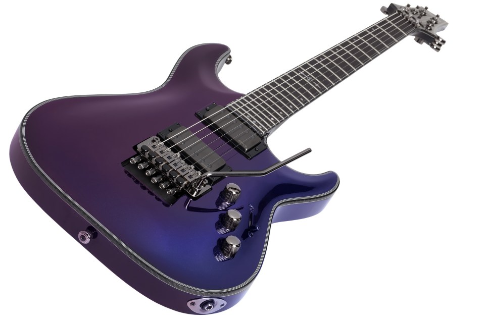 Schecter Hellraiser Hybrid C 1 Fr Ultra Violet Solid Body Electric Guitar Black
