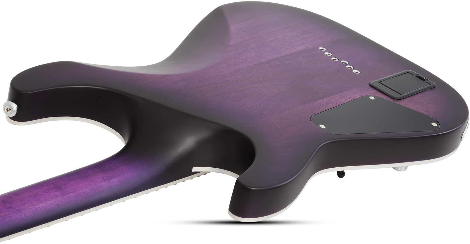 Schecter C-1 Platinum 2h Emg Ht Eb - Satin Purple Burst - Str shape electric guitar - Variation 3