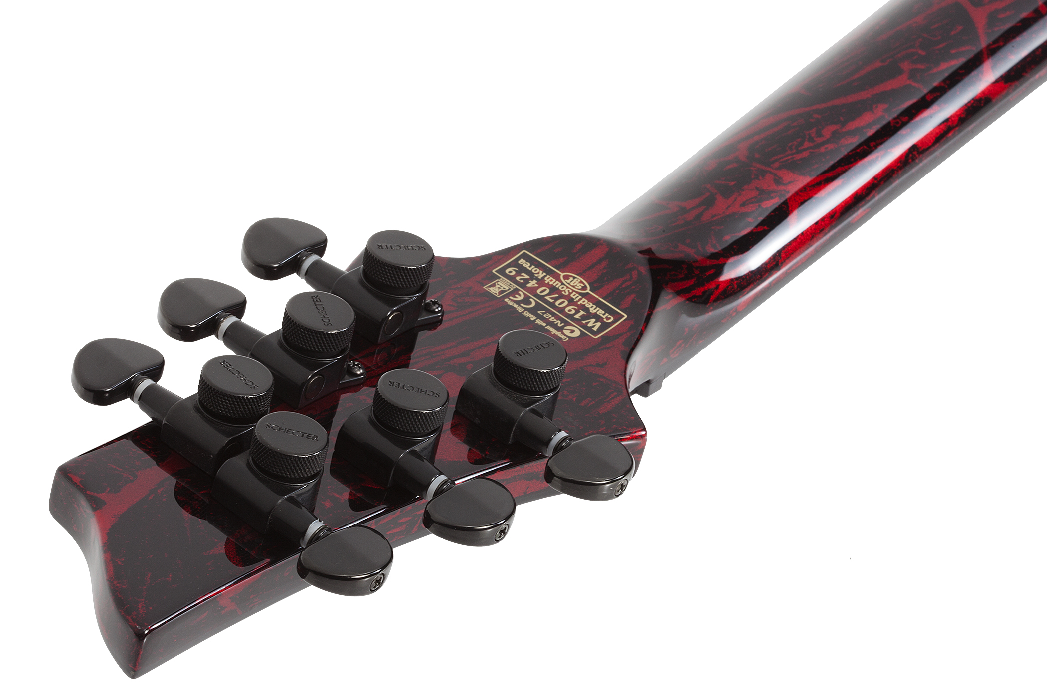Schecter silver mountain blood moon hotsell