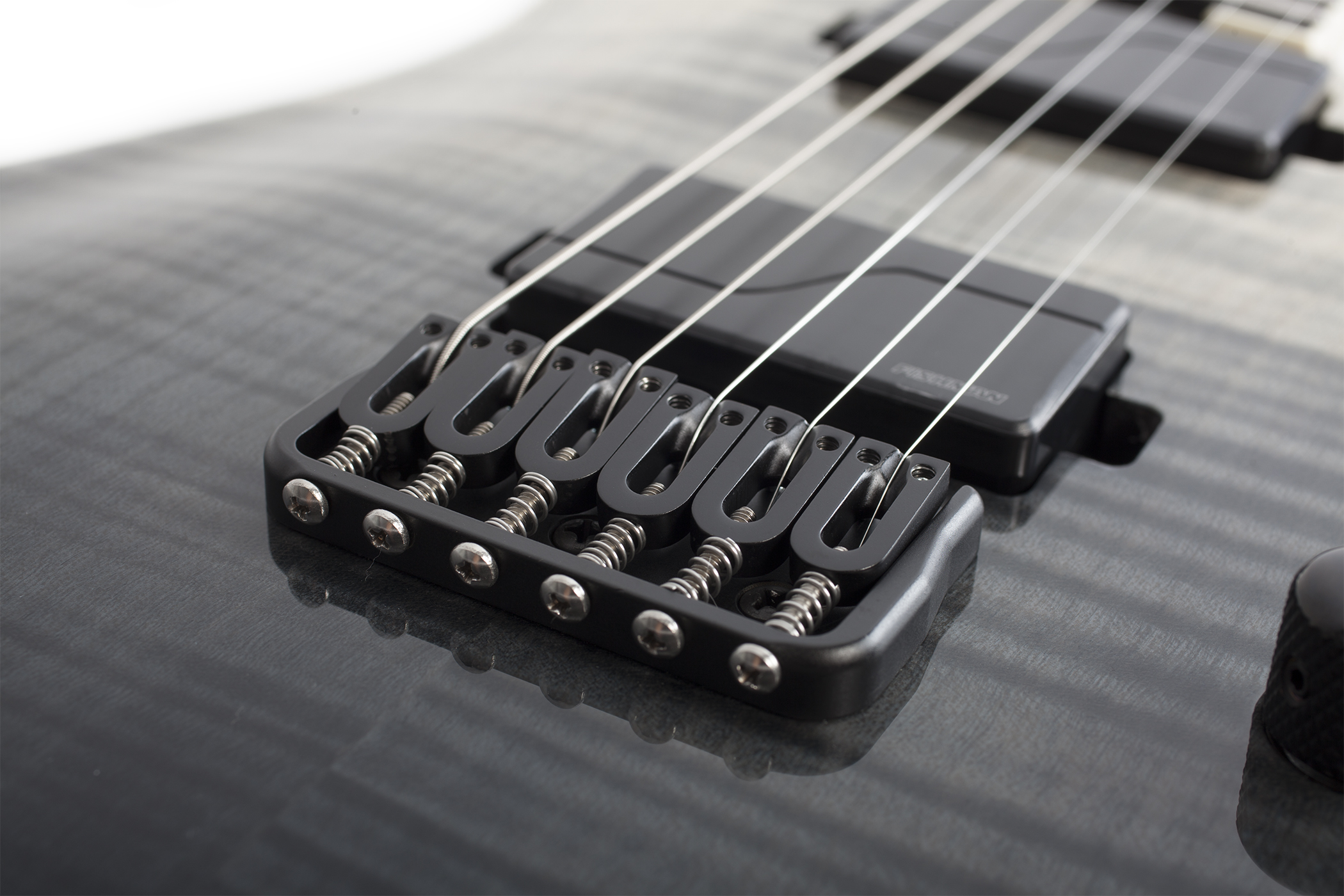 Schecter Sls Elite C-1 2h Fishman Fluence Modern Ht Eb - Black Fade Burst - Str shape electric guitar - Variation 2