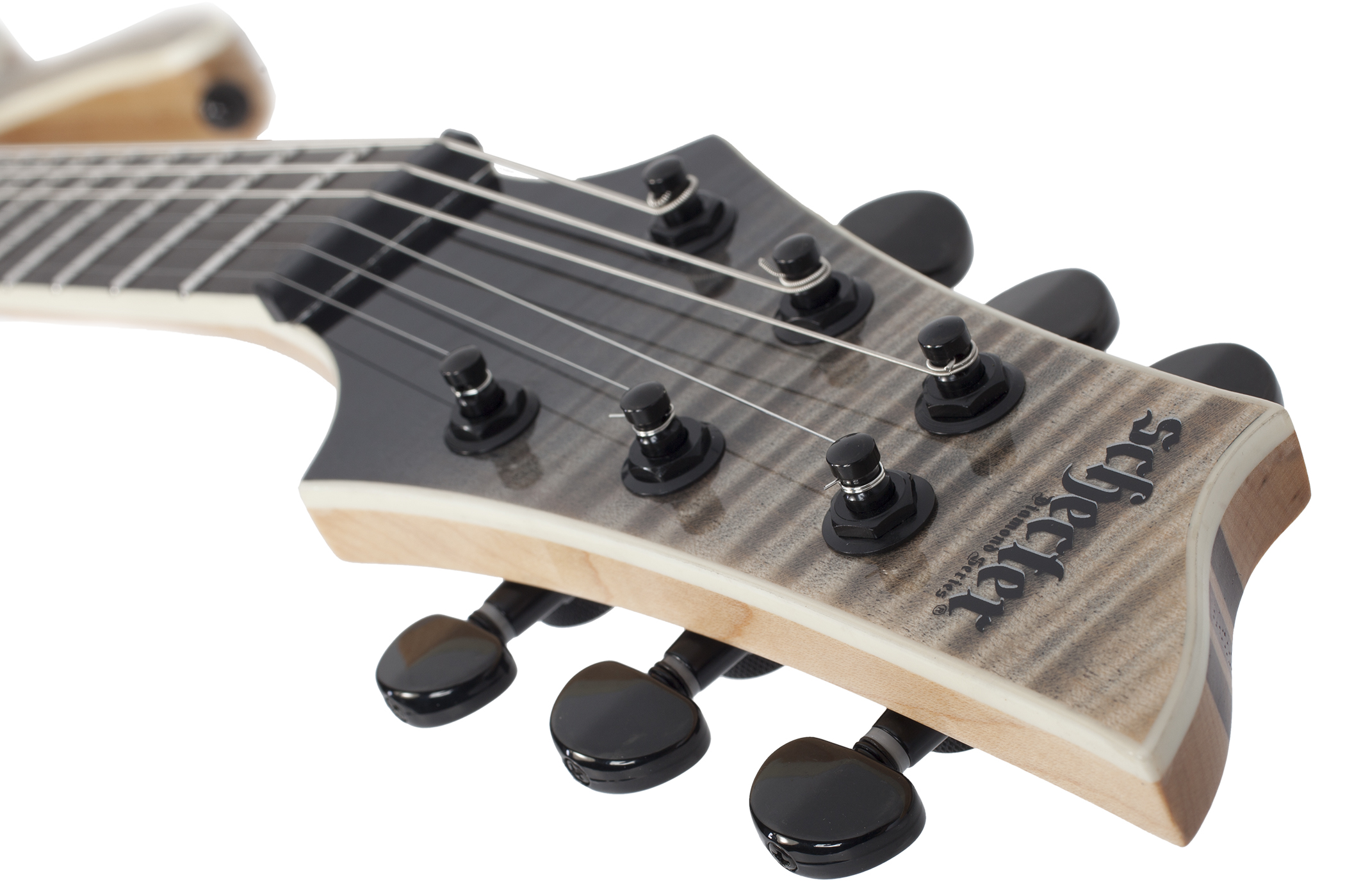 Schecter Sls Elite C-1 2h Fishman Fluence Modern Ht Eb - Black Fade Burst - Str shape electric guitar - Variation 4