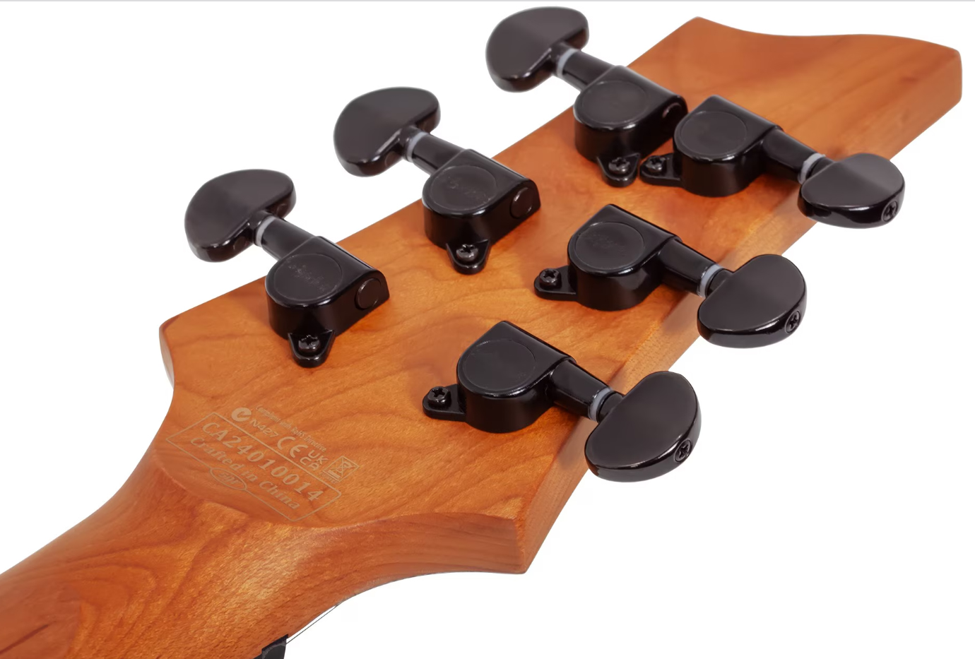 Schecter C-1 Standard Lh Gaucher 2h Ht Rw - Black Fade Burst Burl - Str shape electric guitar - Variation 5