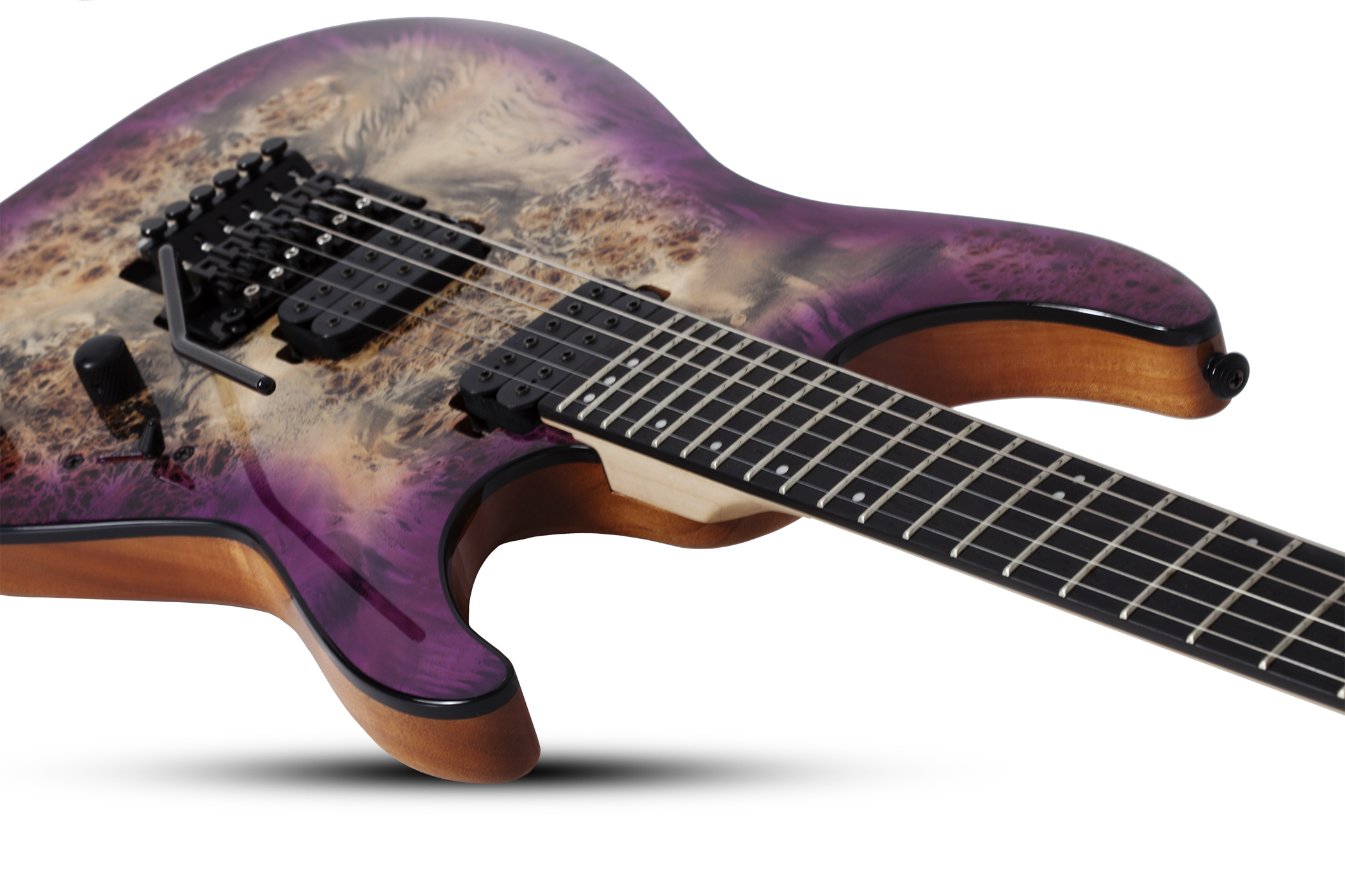 Schecter C-6 Pro Fr 2h Wen - Aurora Burst - Double cut electric guitar - Variation 2