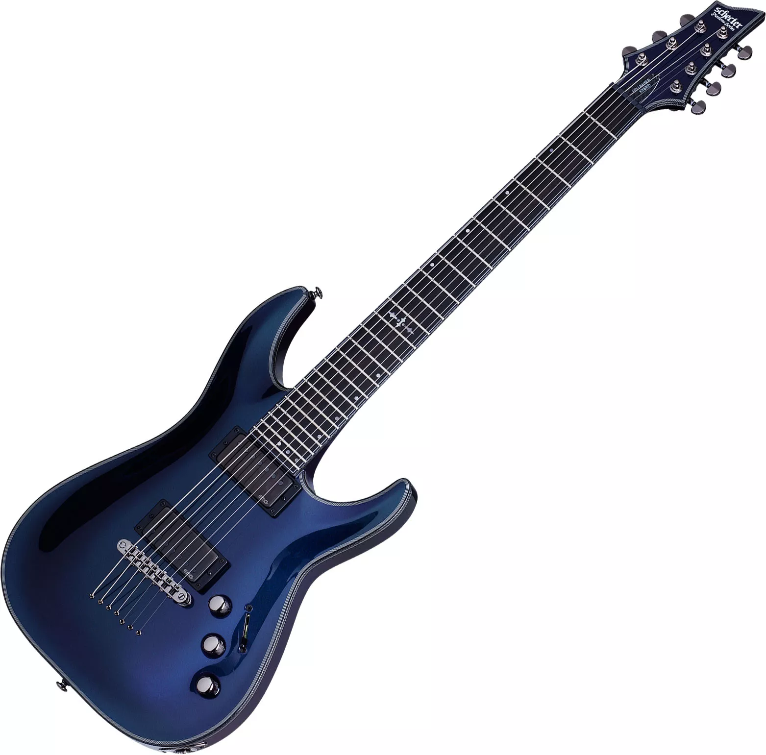 Hellraiser Hybrid C-7 - ultra violet 7 string electric guitar Schecter