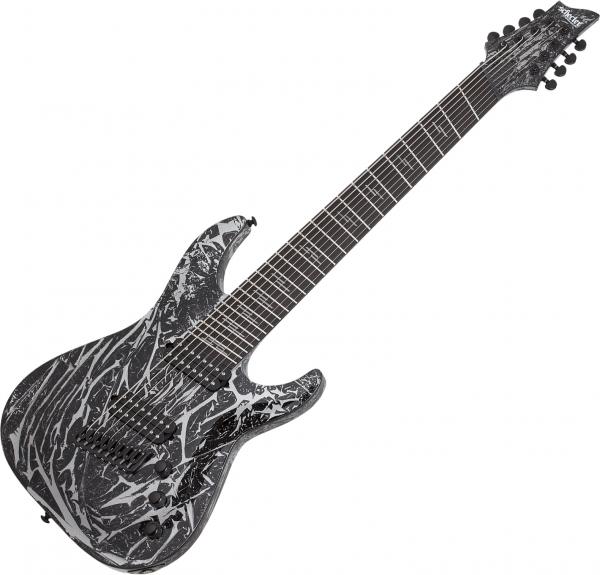 Multi-scale guitar Schecter C-8 Multiscale Silver Mountain - Silver mountain