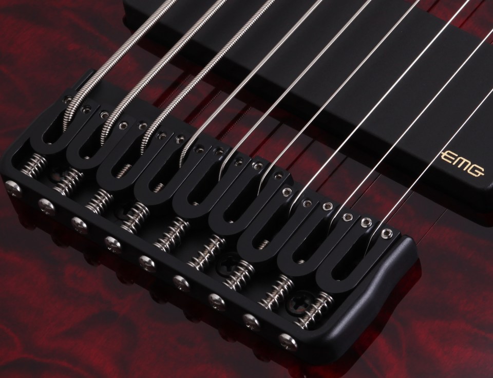 Schecter C-9 Hellraiser 9c 2h Emg Ht - Black Cherry - 8 and 9 string electric guitar - Variation 4