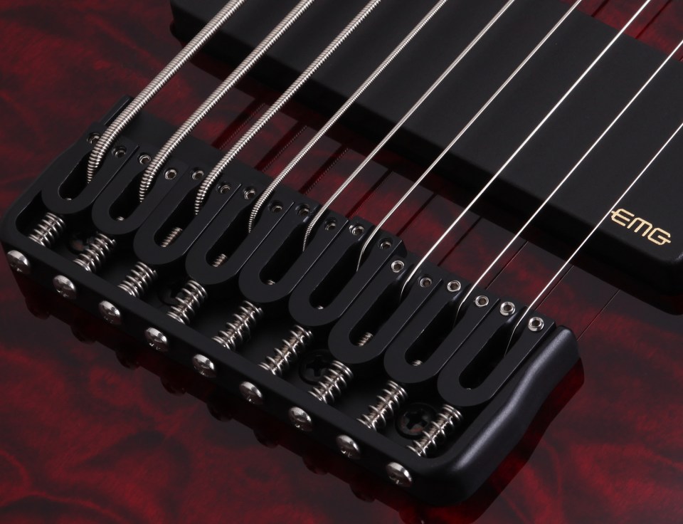 Schecter C-9 Hellraiser 9c 2h Emg Ht - Black Cherry - 8 and 9 string electric guitar - Variation 4