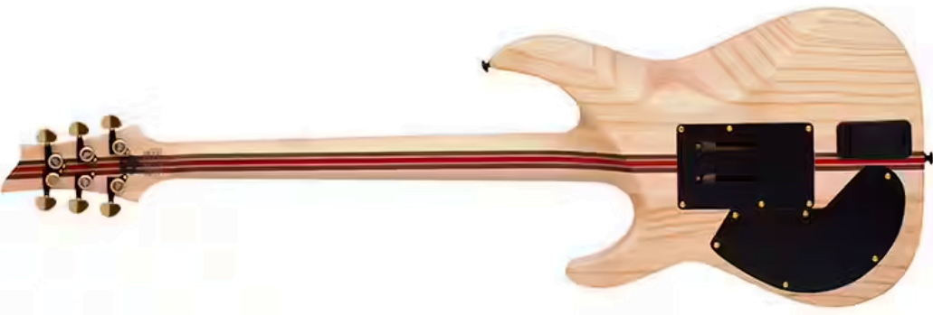 Schecter C1 Fr-s 50th Ann. 2h Sustainiac Fr Eb - 50th Gold Burst - Metal electric guitar - Variation 1