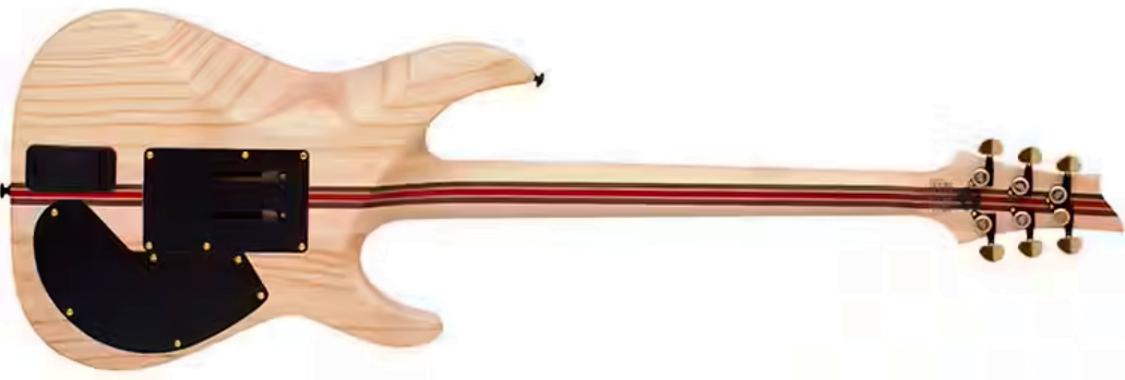 Schecter C1 Fr-s 50th Ann. Lh 2h Sustainiac Eb - 50th Gold Burst - Metal electric guitar - Variation 1