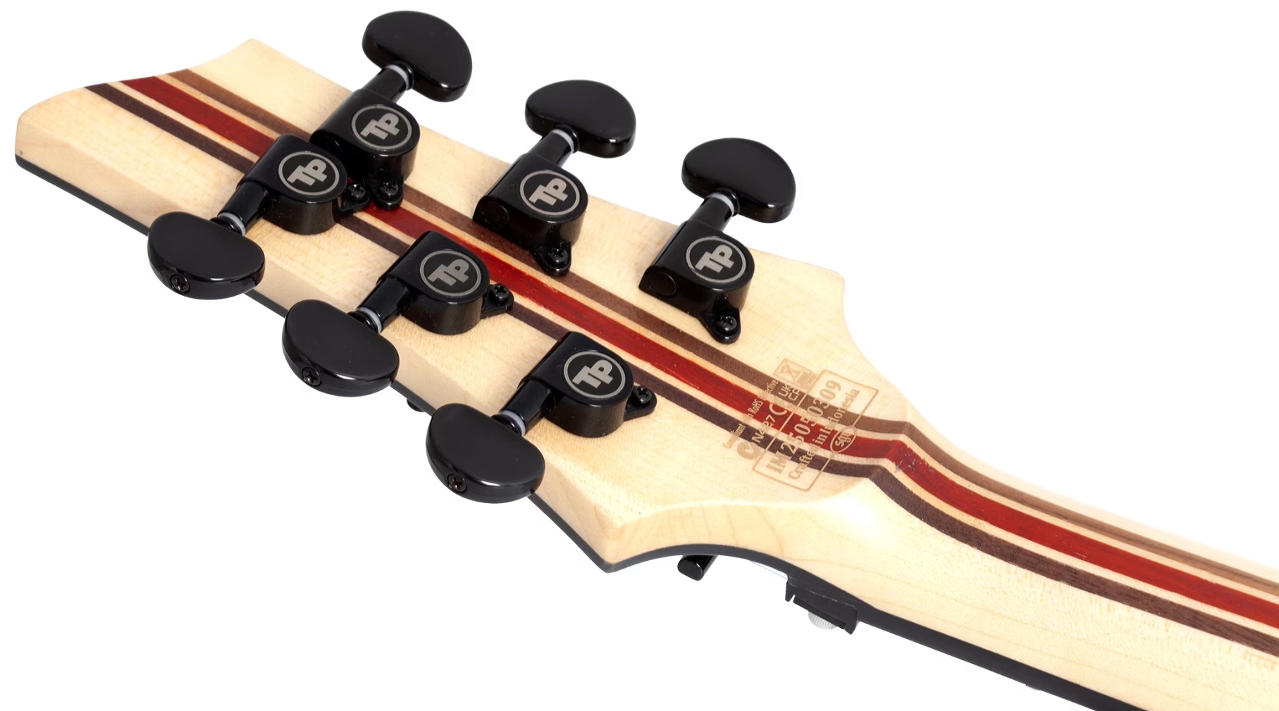 Schecter C1 Fr-s Pale Moon 2h Sustainac Fr Ric - Natural Satin Black Burst - Str shape electric guitar - Variation 6