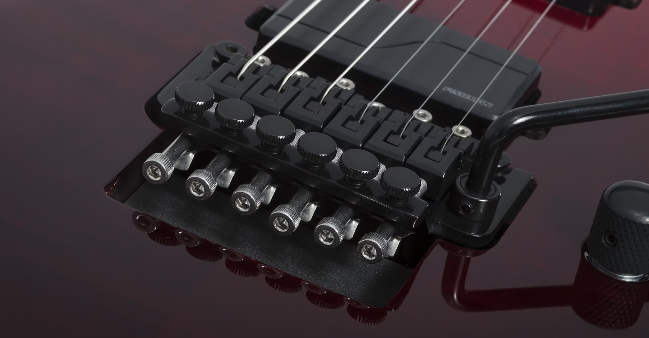 Schecter C1 Fr Sls Elite 2h Fishman Fluence Modern Eb - Blood Burst - Str shape electric guitar - Variation 4