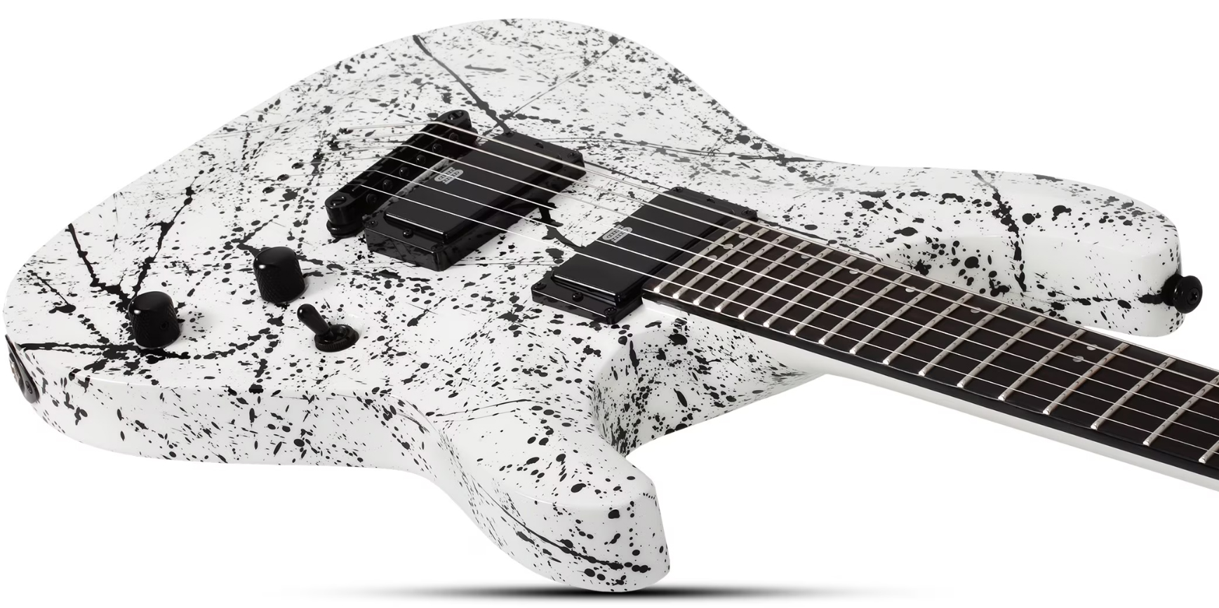 Schecter C1 Ink Bomb 2h Seymour Duncan Ht Eb - Ink Bomb - Metal electric guitar - Variation 1