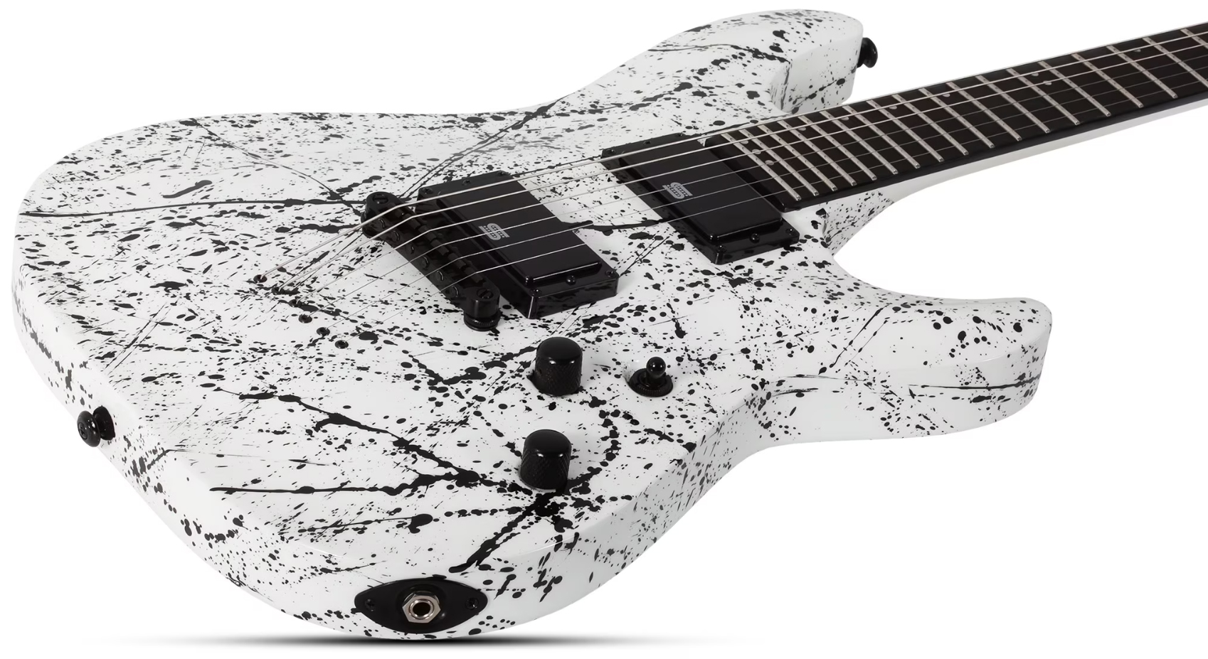 Schecter C1 Ink Bomb 2h Seymour Duncan Ht Eb - Ink Bomb - Metal electric guitar - Variation 2