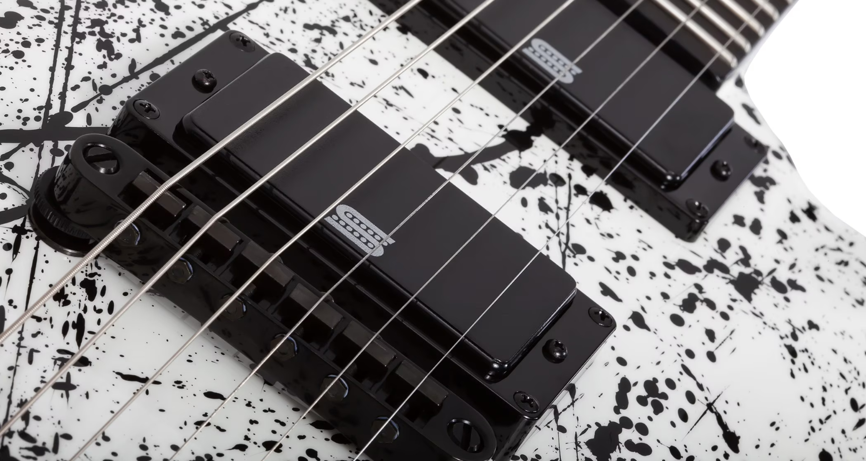 Schecter C1 Ink Bomb 2h Seymour Duncan Ht Eb - Ink Bomb - Metal electric guitar - Variation 3