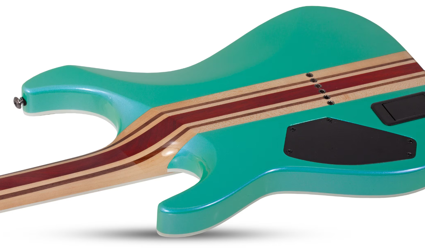 Schecter C1 Sls Hollywood 2h Fishman Fluence Modern Ht Eb - Glacier - Metal electric guitar - Variation 3