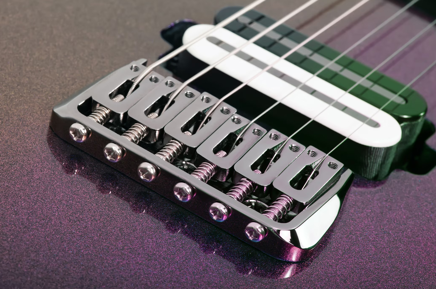Schecter C1 Sls Hollywood 2h Fishman Fluence Modern Ht Eb - Supernova - Metal electric guitar - Variation 5