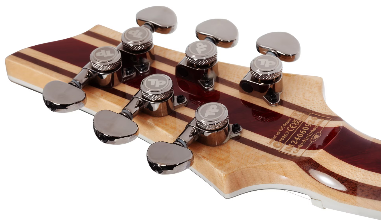 Schecter C1 Sls Hollywood 2h Fishman Fluence Modern Ht Eb - Supernova - Metal electric guitar - Variation 7