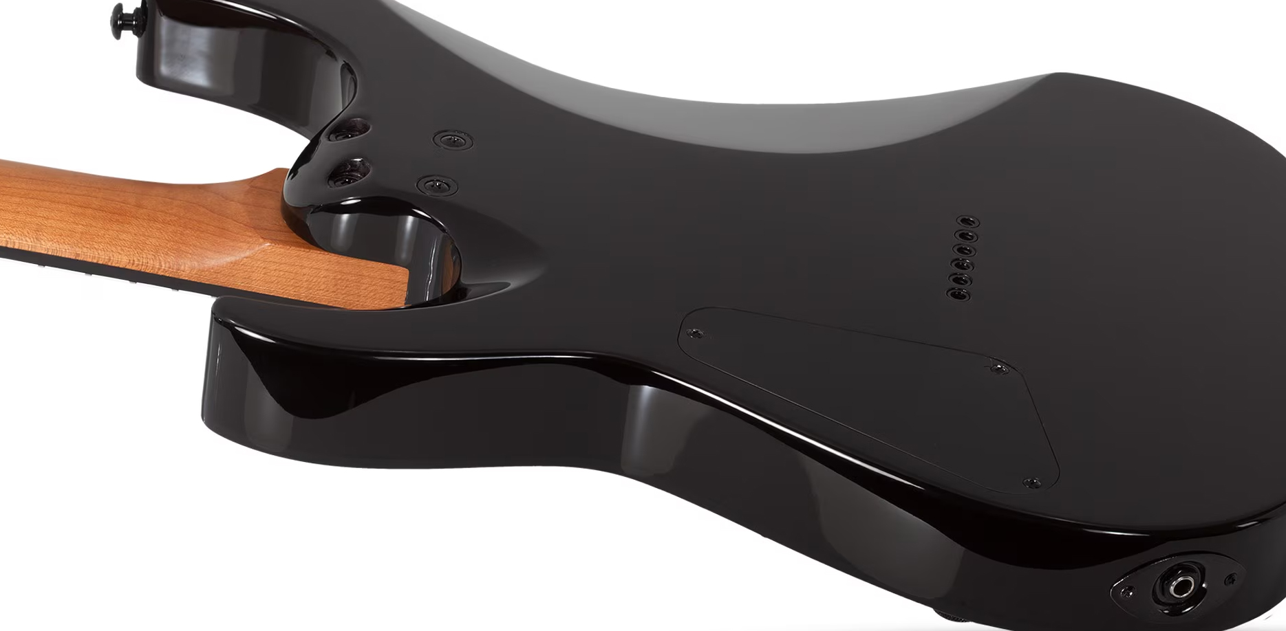 Schecter C1 Standard 2h Ht Rw - Black Fade Burst Burl - Str shape electric guitar - Variation 5