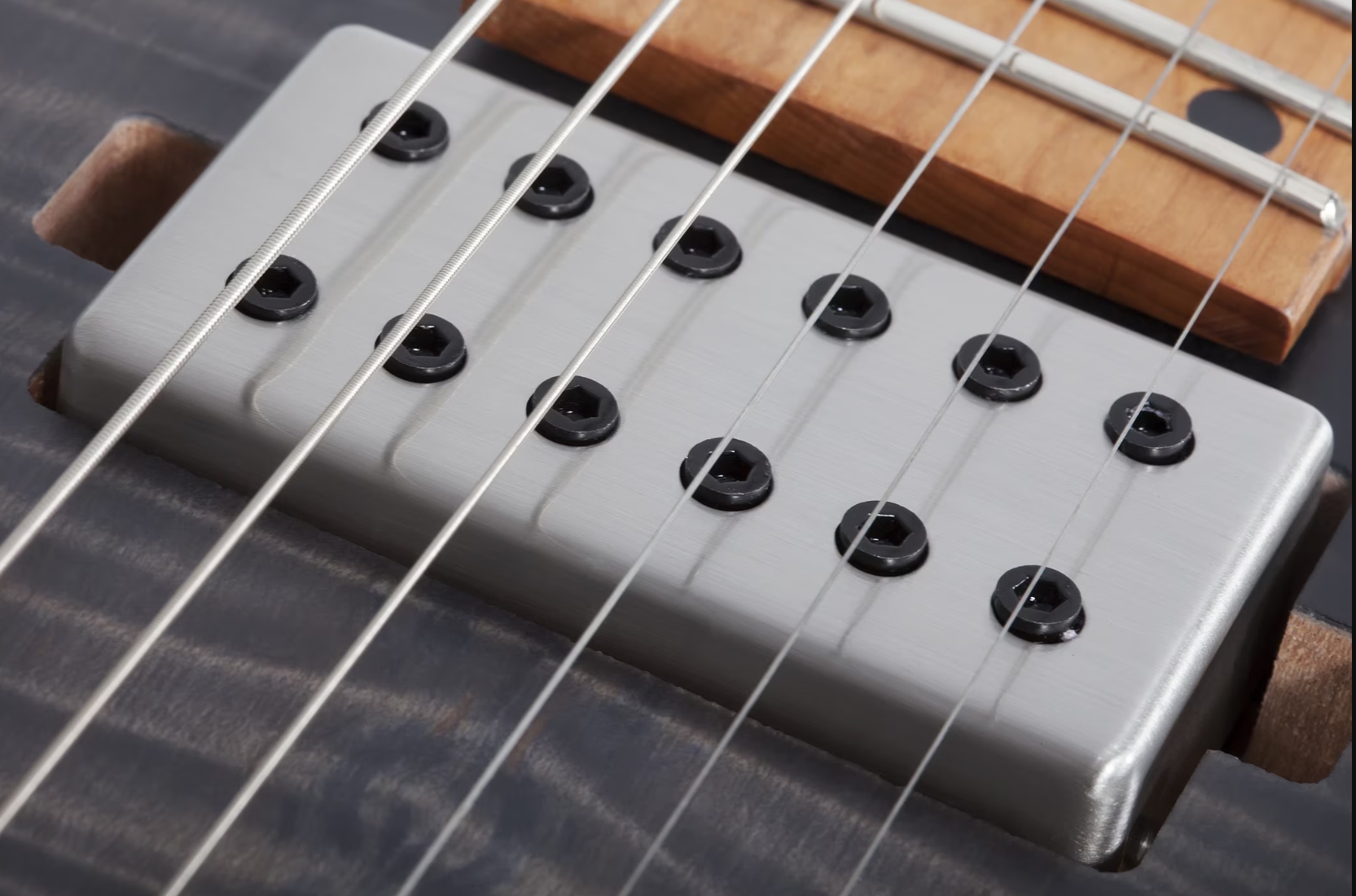 Schecter C1 Standard Plus 2h Ht Mn - Trans Black Burst - Str shape electric guitar - Variation 3