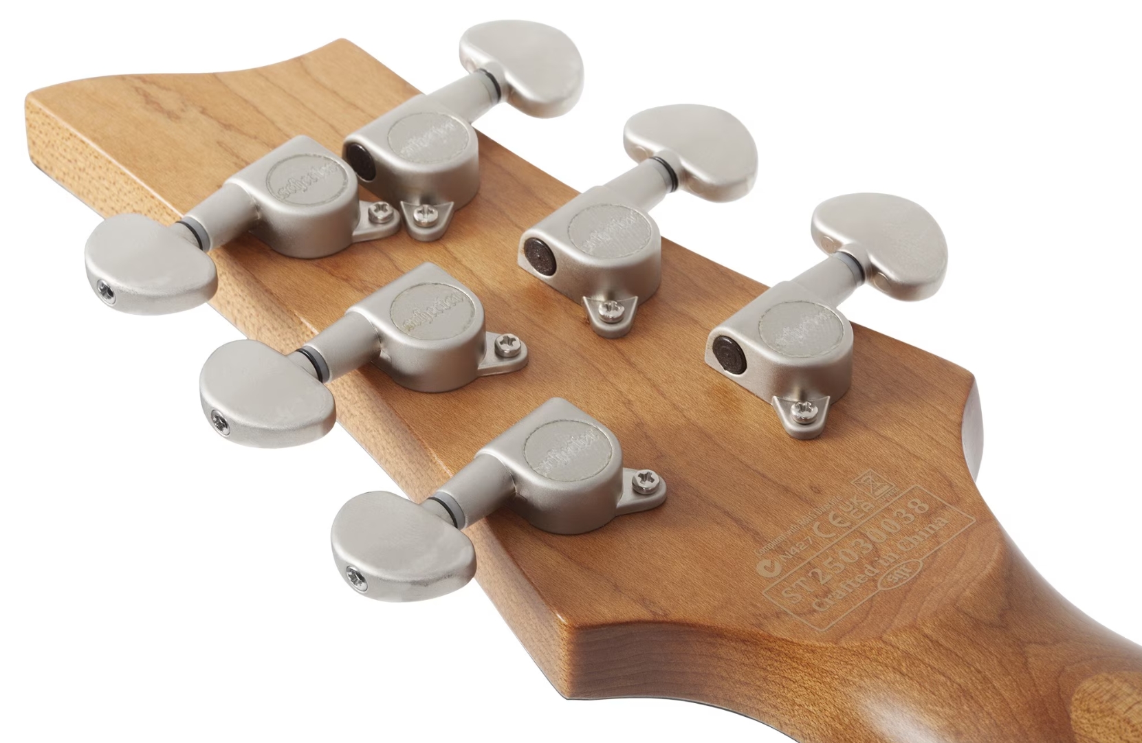 Schecter C1 Standard Plus 2h Ht Mn - Trans Black Burst - Str shape electric guitar - Variation 6