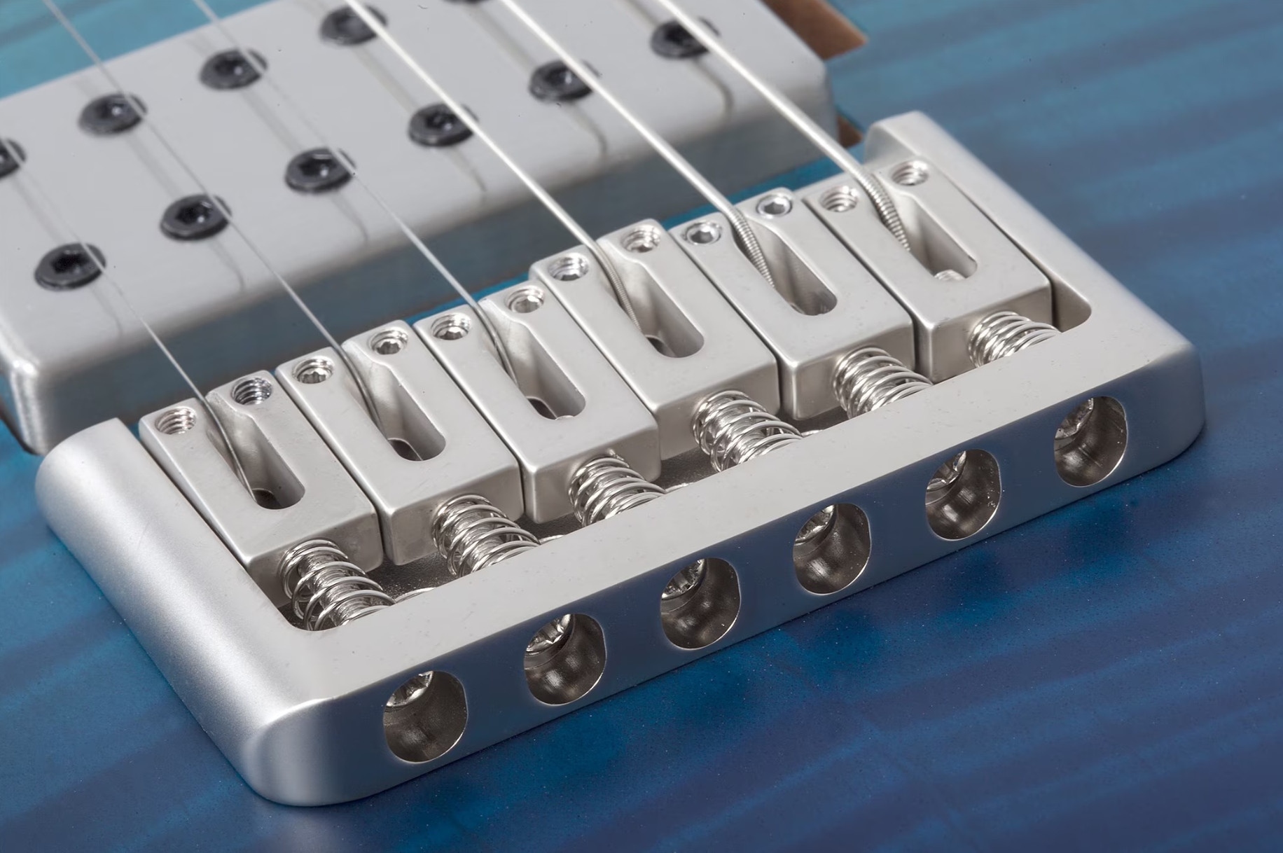 Schecter C1 Standard Plus Lh Gaucher 2h Ht Mn - Blue Fade - Str shape electric guitar - Variation 3