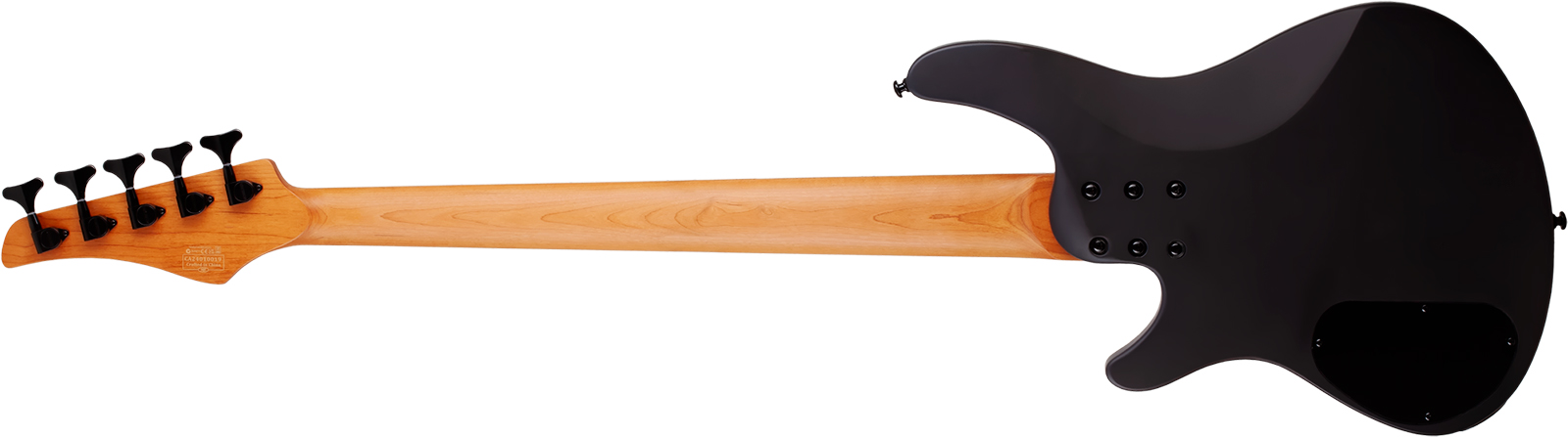 Schecter C5 Standard 5c Rw - Charcoal Satin - Solid body electric bass - Variation 1