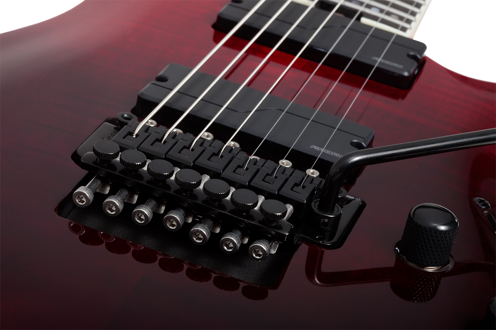 Schecter C7 Fr Sls Elite 7c Baryton 2h Fr Eb - Blood Burst - Baritone guitar - Variation 4