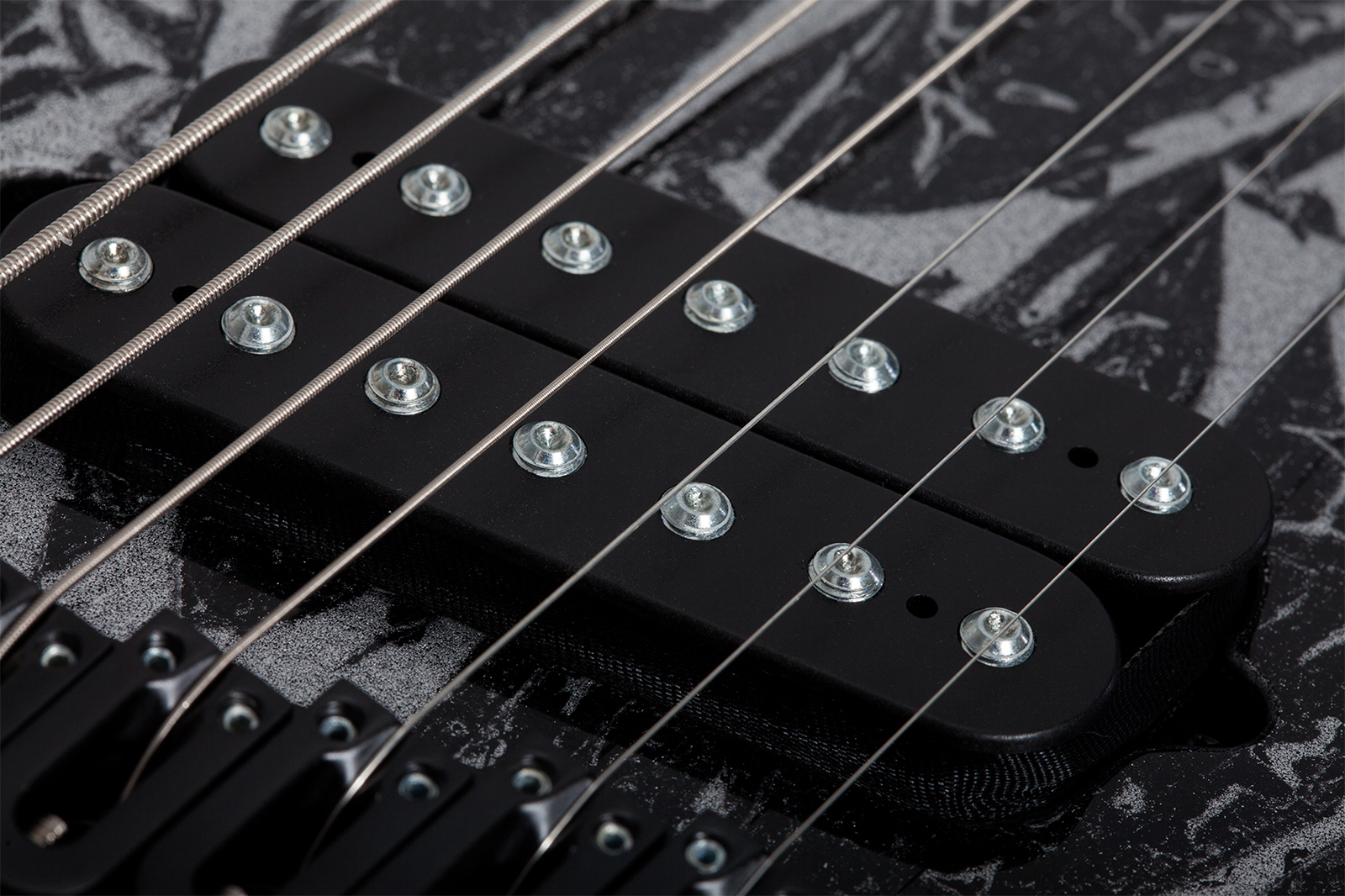 Schecter C7 Multiscale 7c Baryton 2h Ht Eb - Silver Mountain - Multi-Scale Guitar - Variation 6