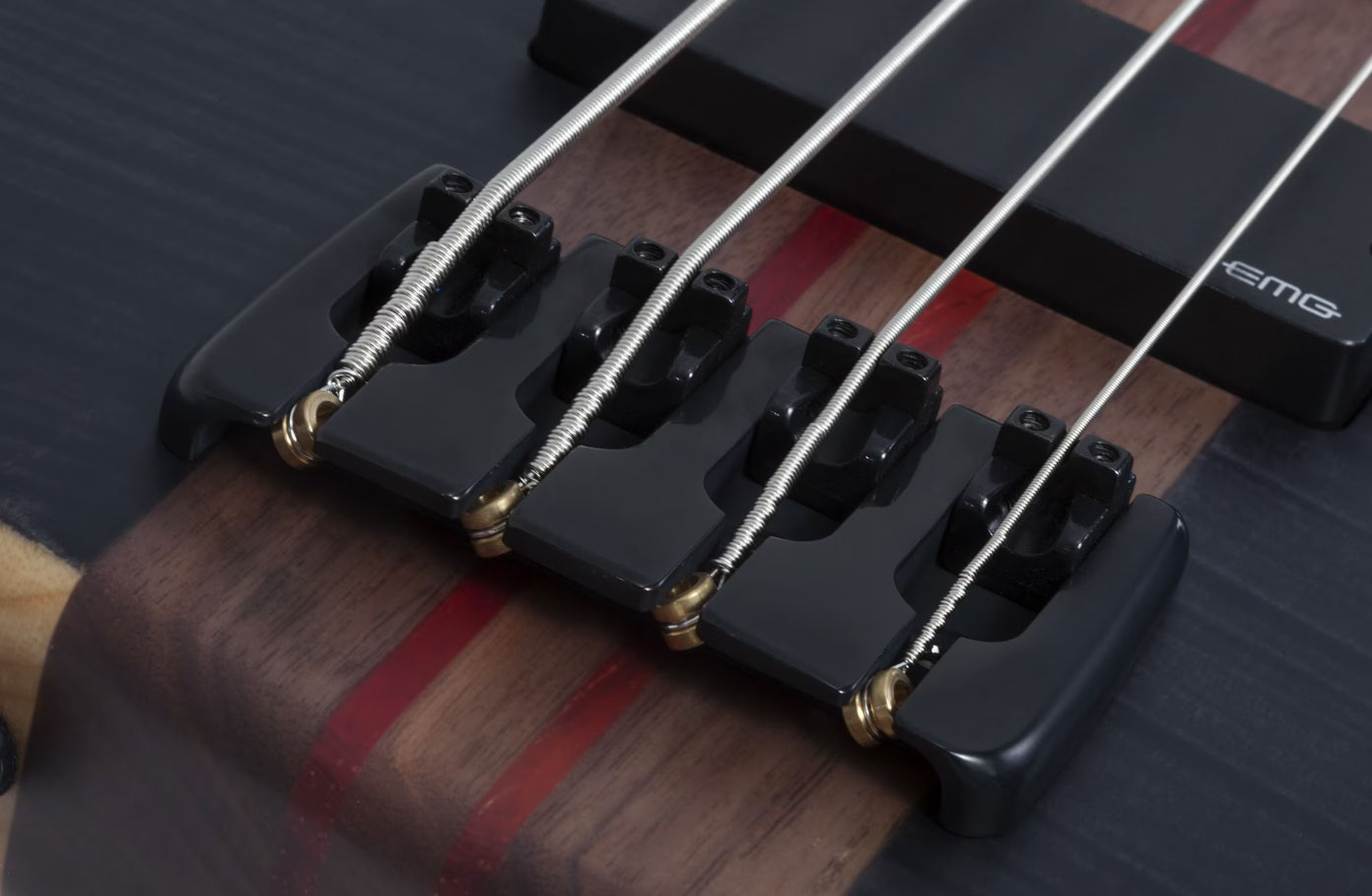 Schecter Charles Berthoud Cb4 Signature Active Eb - See Thru Black Satin - Solid body electric bass - Variation 4
