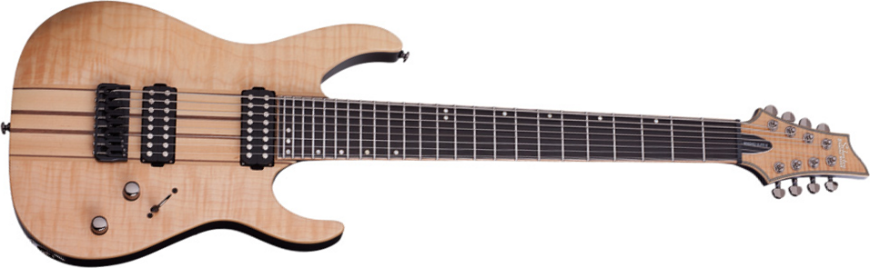 Schecter Banshee Elite-8 Hh Ht - Gloss Natural - Baritone guitar - Main picture