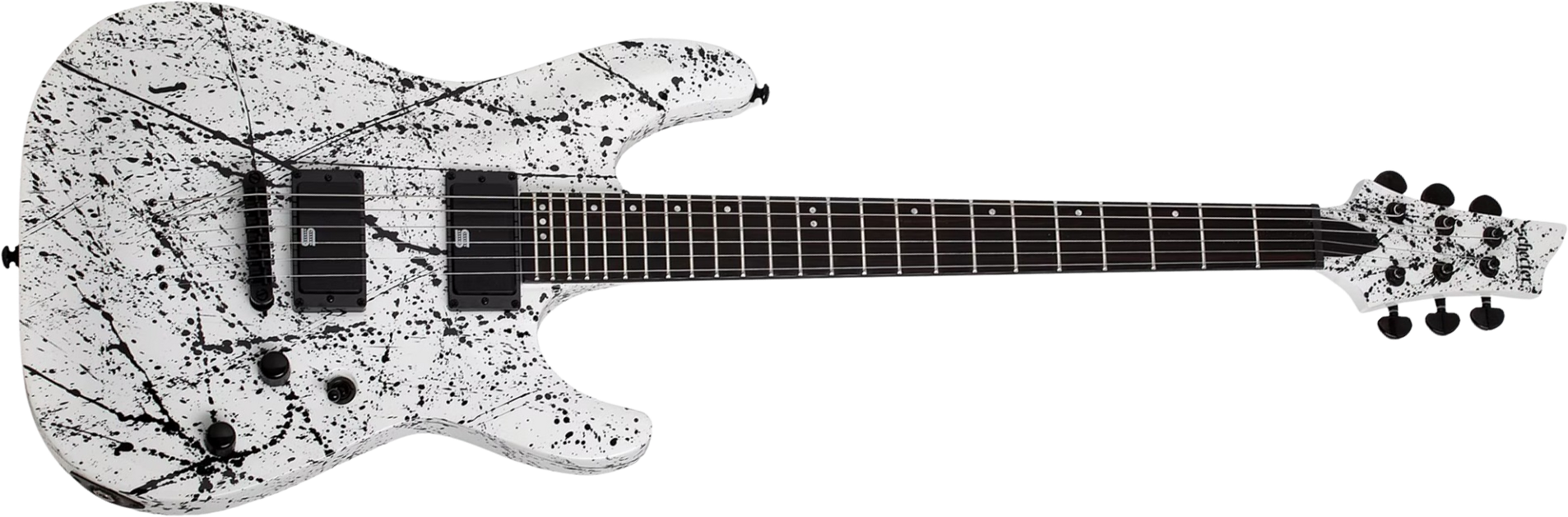 Schecter C1 Ink Bomb 2h Seymour Duncan Ht Eb - Ink Bomb - Metal electric guitar - Main picture