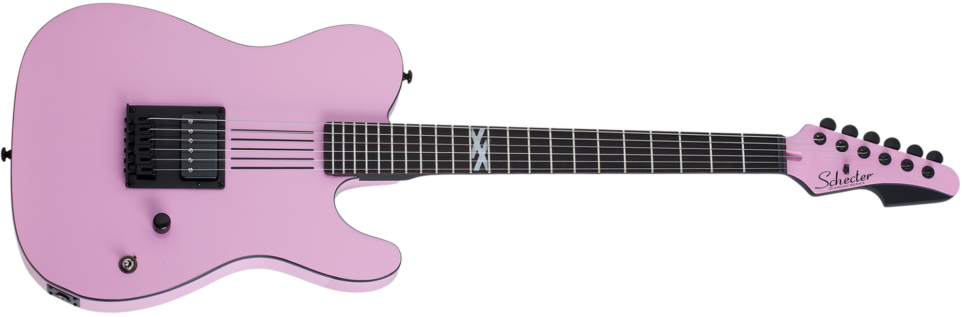 Schecter Machine Gun Kelly Pt Signature H Ht Eb - Machine Gun Kelly Pt - Tel shape electric guitar - Main picture