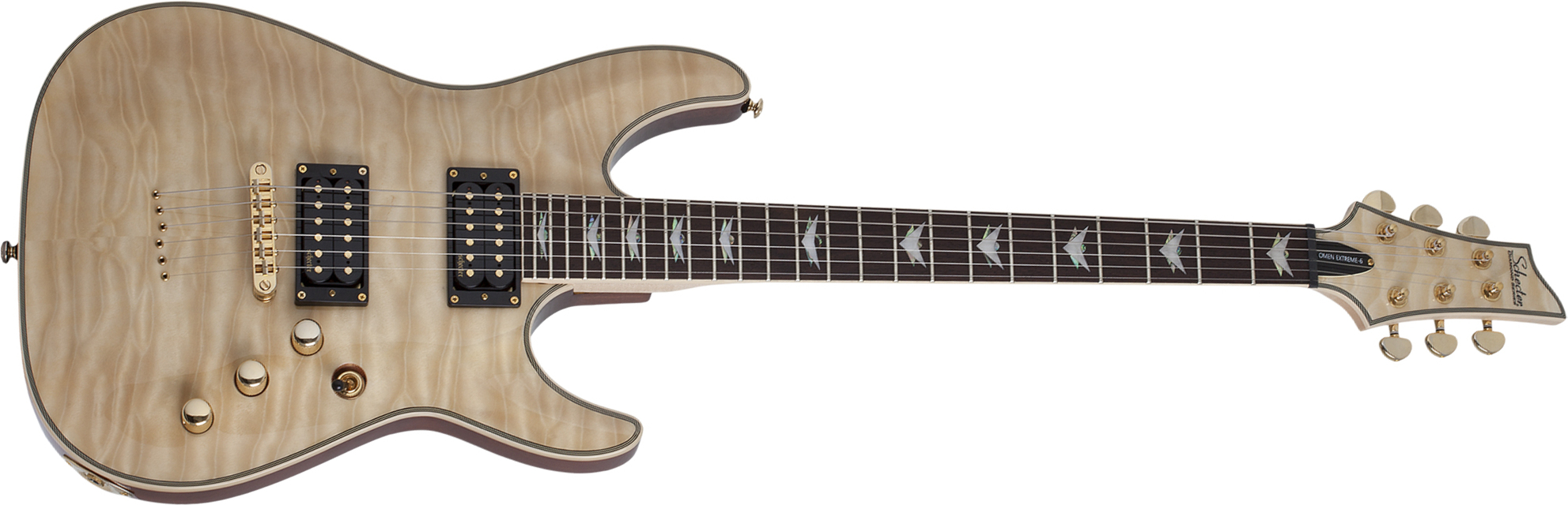 Schecter Omen Extreme-6 2h  Ht Rw - Gloss Natural - Str shape electric guitar - Main picture