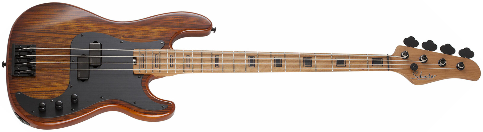 Schecter P-4 Exotic Active Emg Mn - Faded Vintage Sunburst - Solid body electric bass - Main picture
