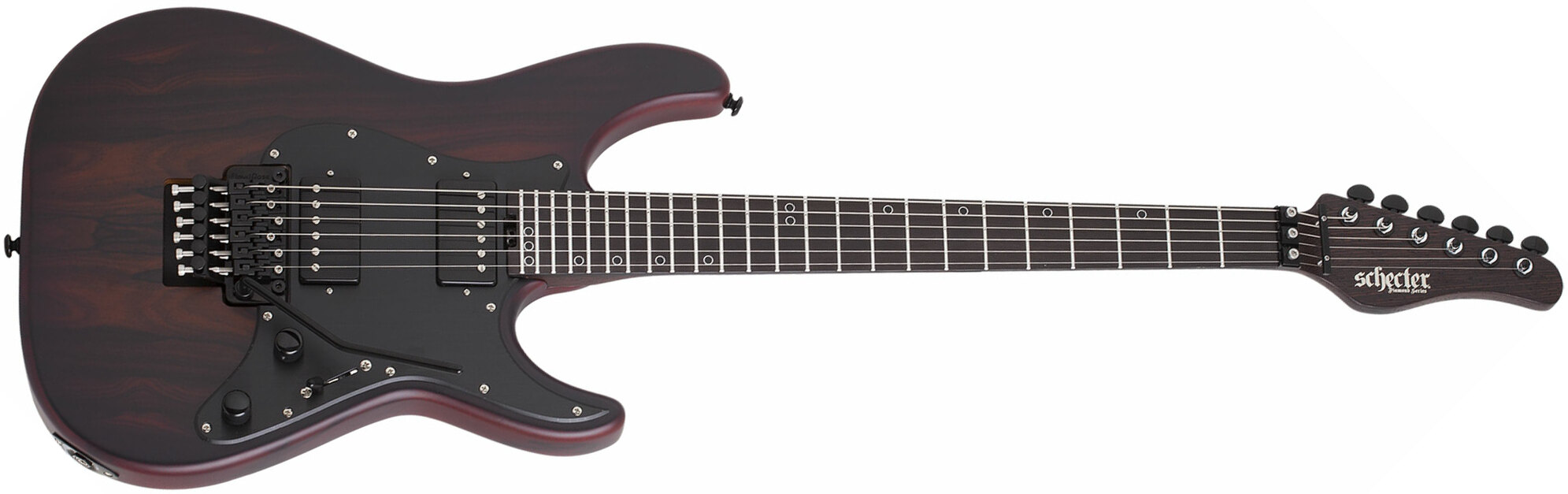 Schecter Sun Valley Super Shredder Exotic Ziricote 2h Fr Eb - Natural - Metal electric guitar - Main picture