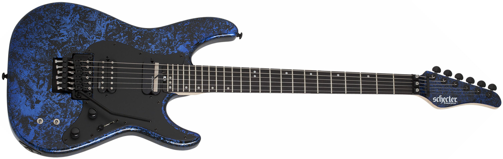 Schecter Sun Valley Super Shredder Fr S 2h Emg Sustainiac Eb - Blue Reign - Metal electric guitar - Main picture