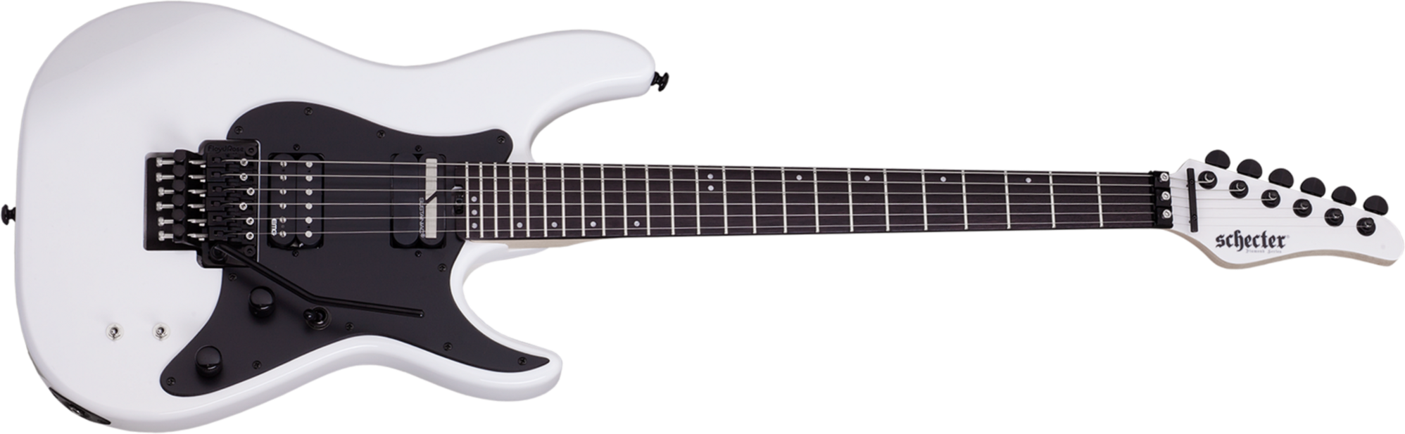 Schecter Sun Valley Super Shredder Fr S 2h Sustainiac Eb - White - Str shape electric guitar - Main picture