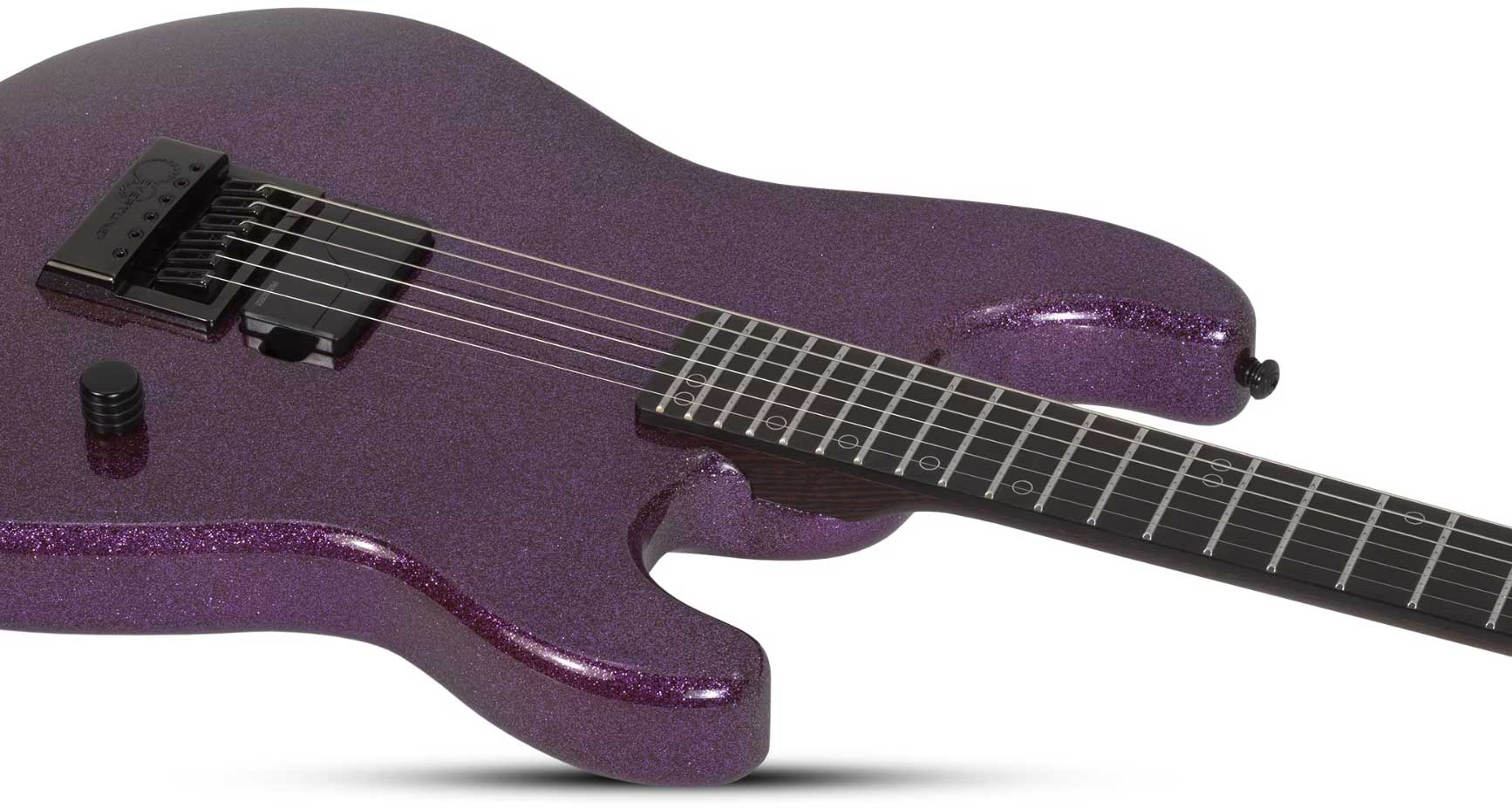 Schecter Daniel Haniss Danskimo 6 Signature 1h Fishman Fluence Ht Eb - Purple Sparkle - Str shape electric guitar - Variation 2