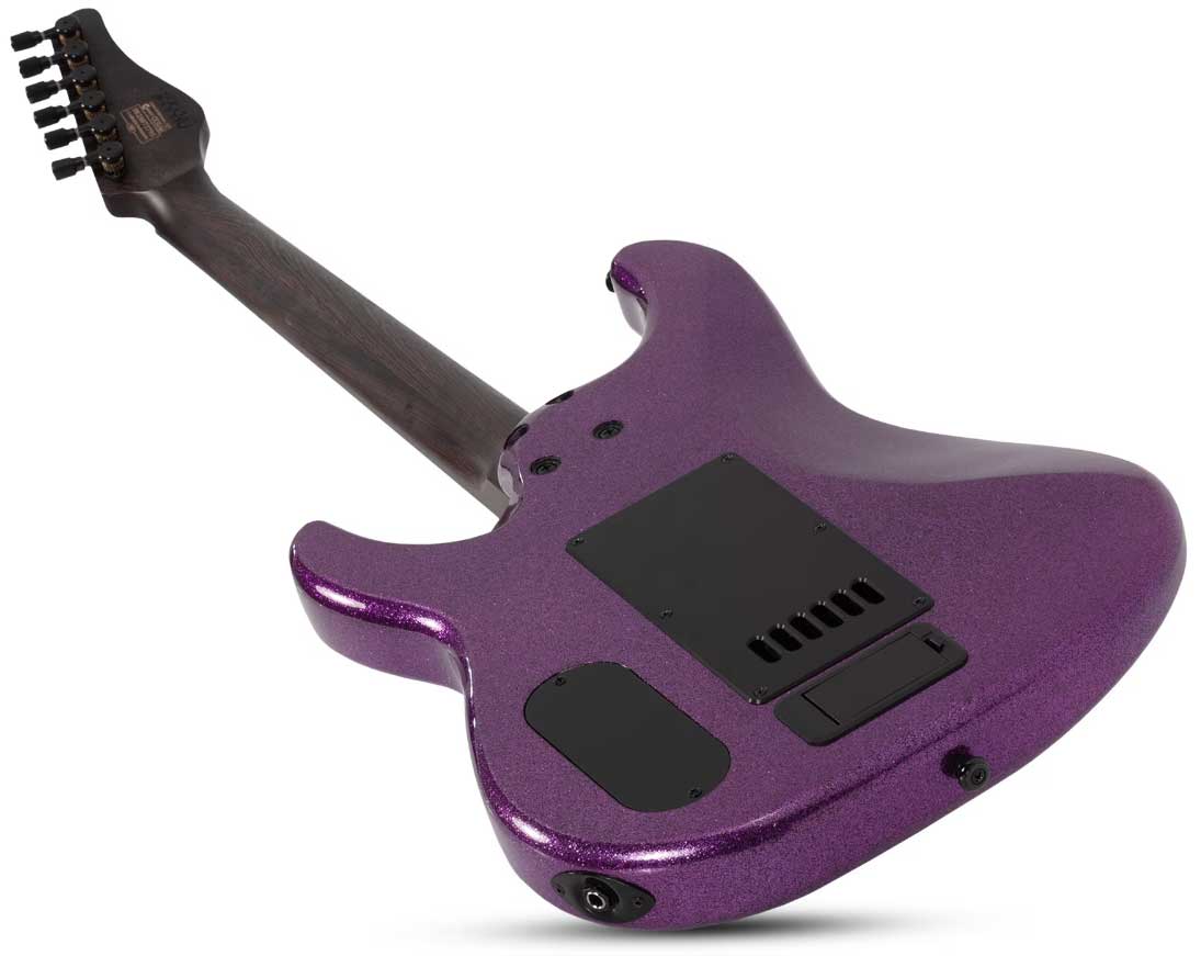 Schecter Daniel Haniss Danskimo 6 Signature 1h Fishman Fluence Ht Eb - Purple Sparkle - Str shape electric guitar - Variation 3