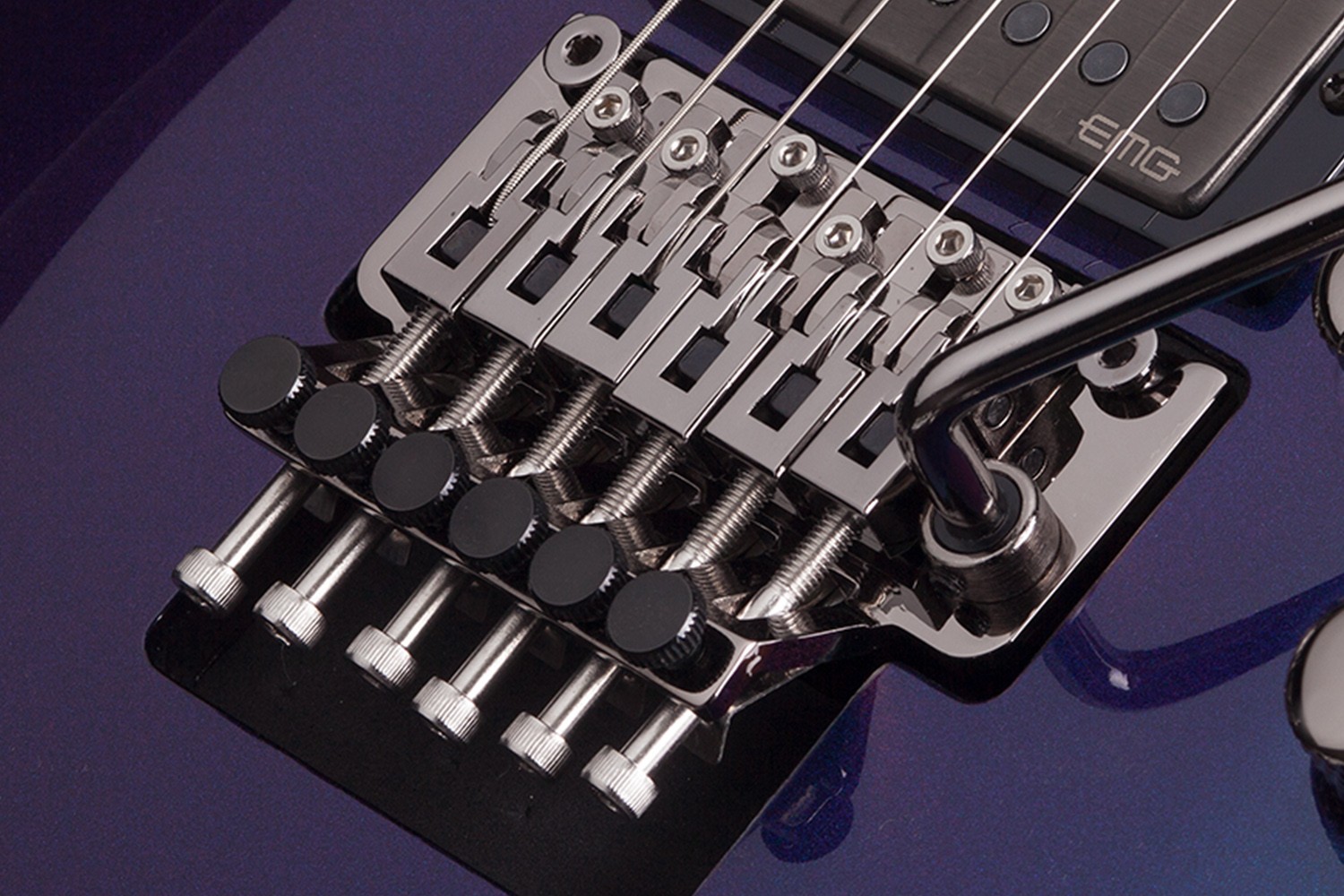 Schecter Hellraiser Hybrid C-1 Frs 2h Emg Sustainiac Eb - Ultra Violet - Str shape electric guitar - Variation 3