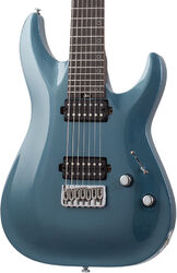 7 string electric guitar Schecter Aaron Marshall AM-7 - Cobalt slate